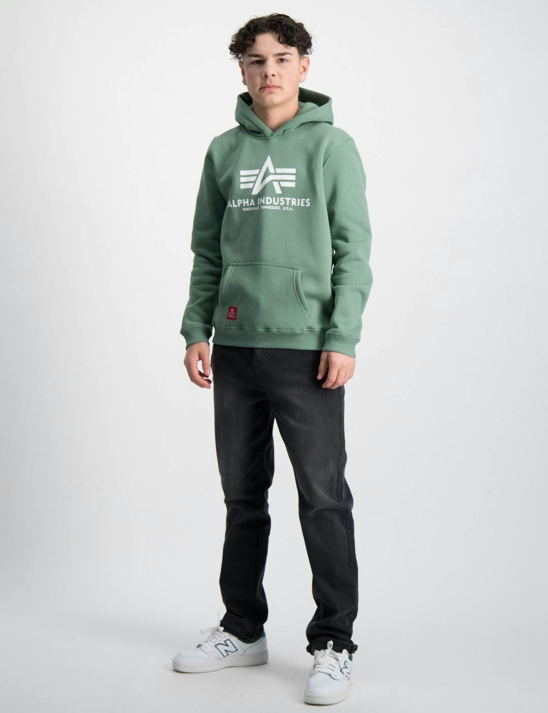 Grön Basic Hoody Kids/Teens för Kille | Kids Brand Store | Kapuzenshirts