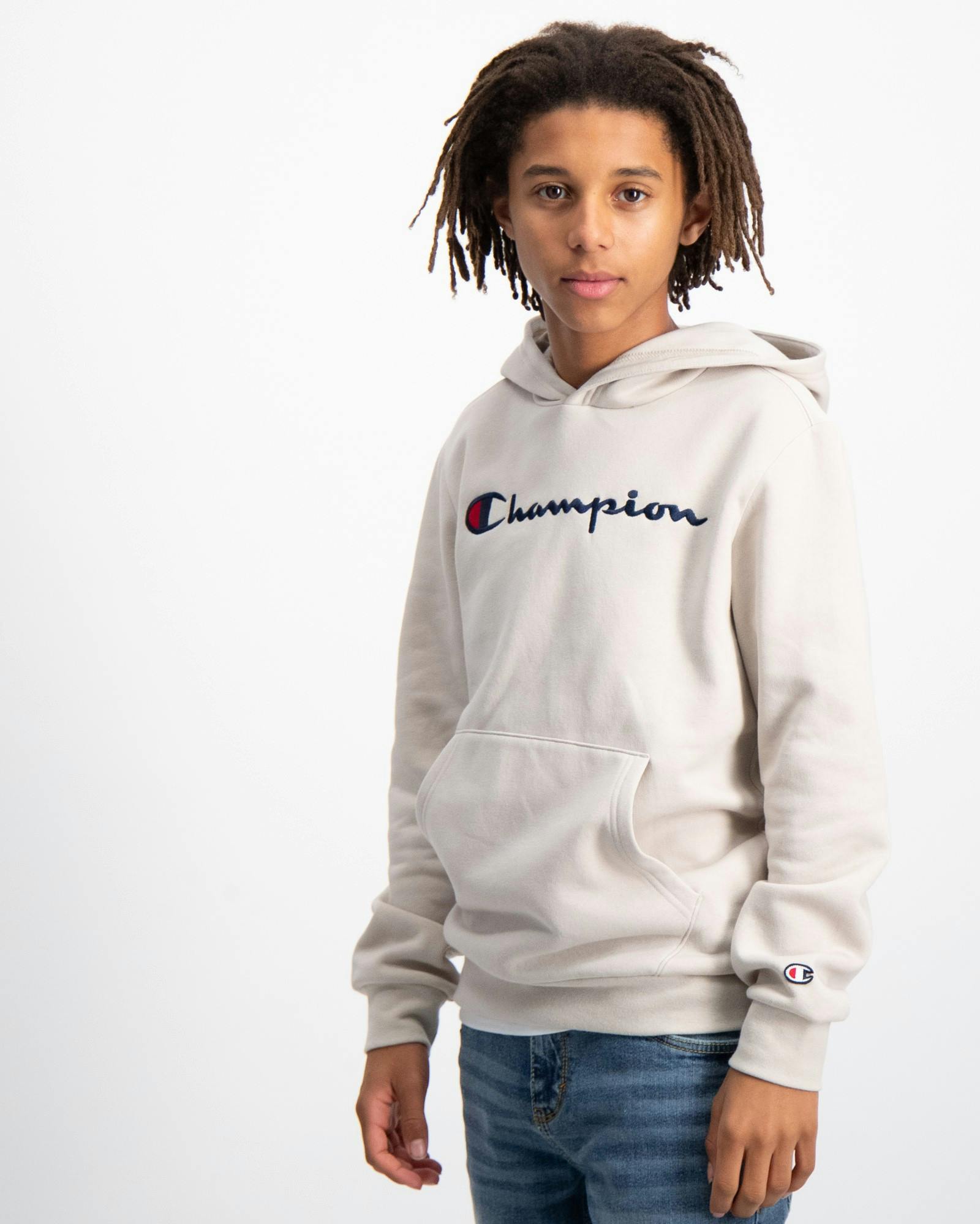 Grå Hooded Sweatshirt för Store | Brand Kids Kille