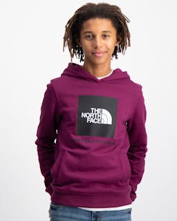 BOX HOODIE | P/O Brand för Kids Kille Röd Store TEENS