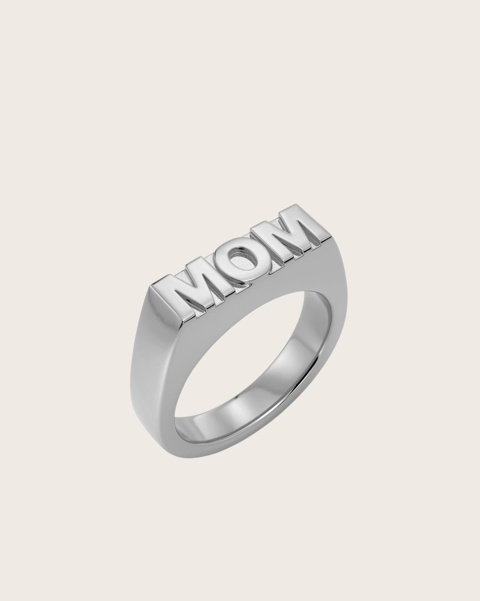 Signet Ring MOM Steel