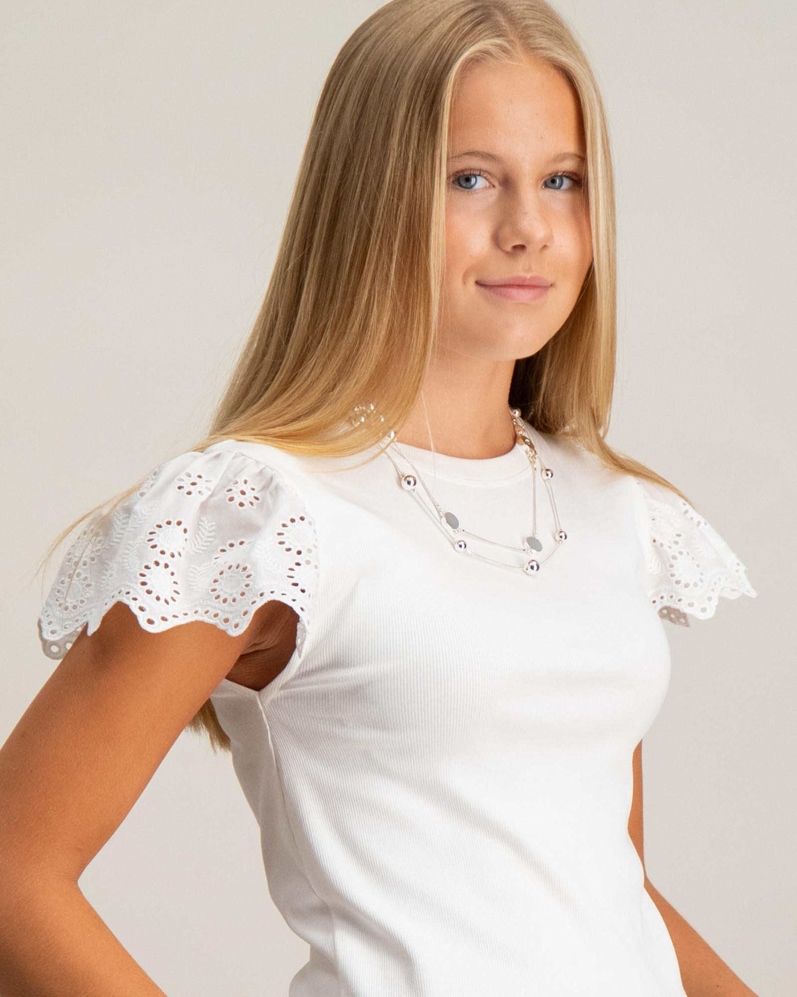 Y frill rib top