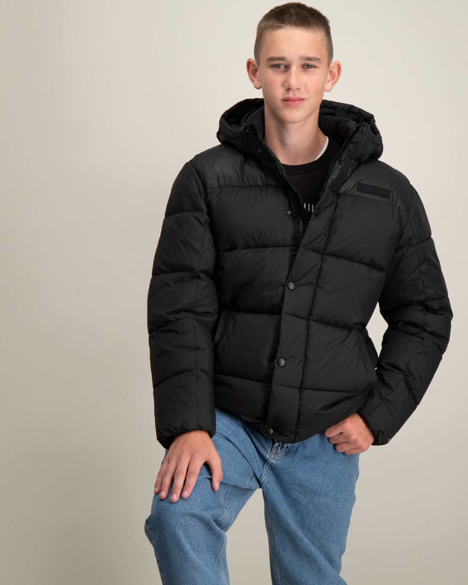 CONTRAST PADDED JACKET