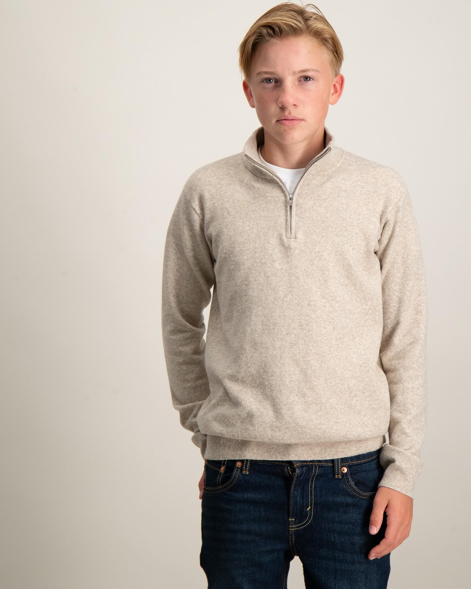 Knitted Half Zip Sweater