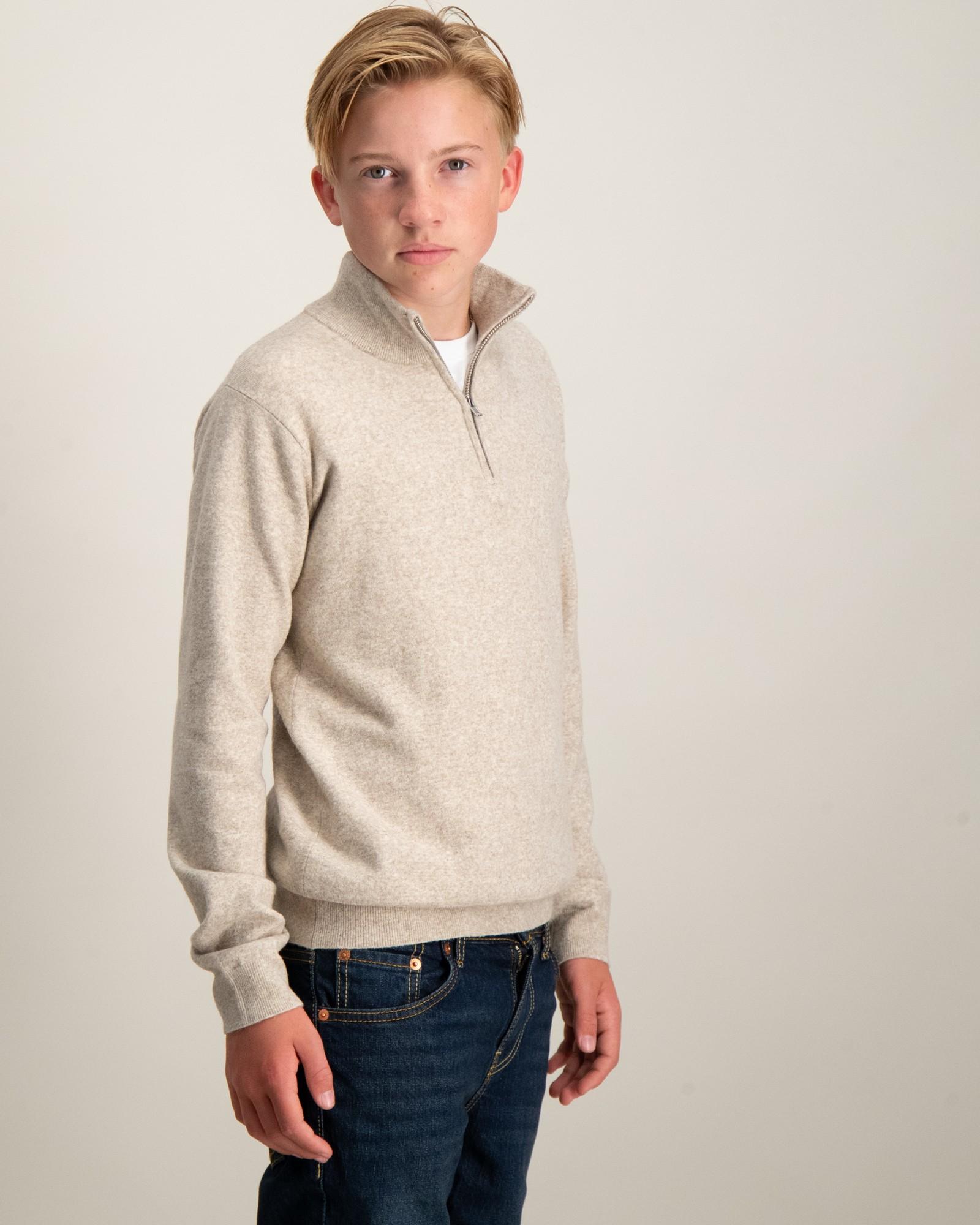 Knitted Half Zip Sweater