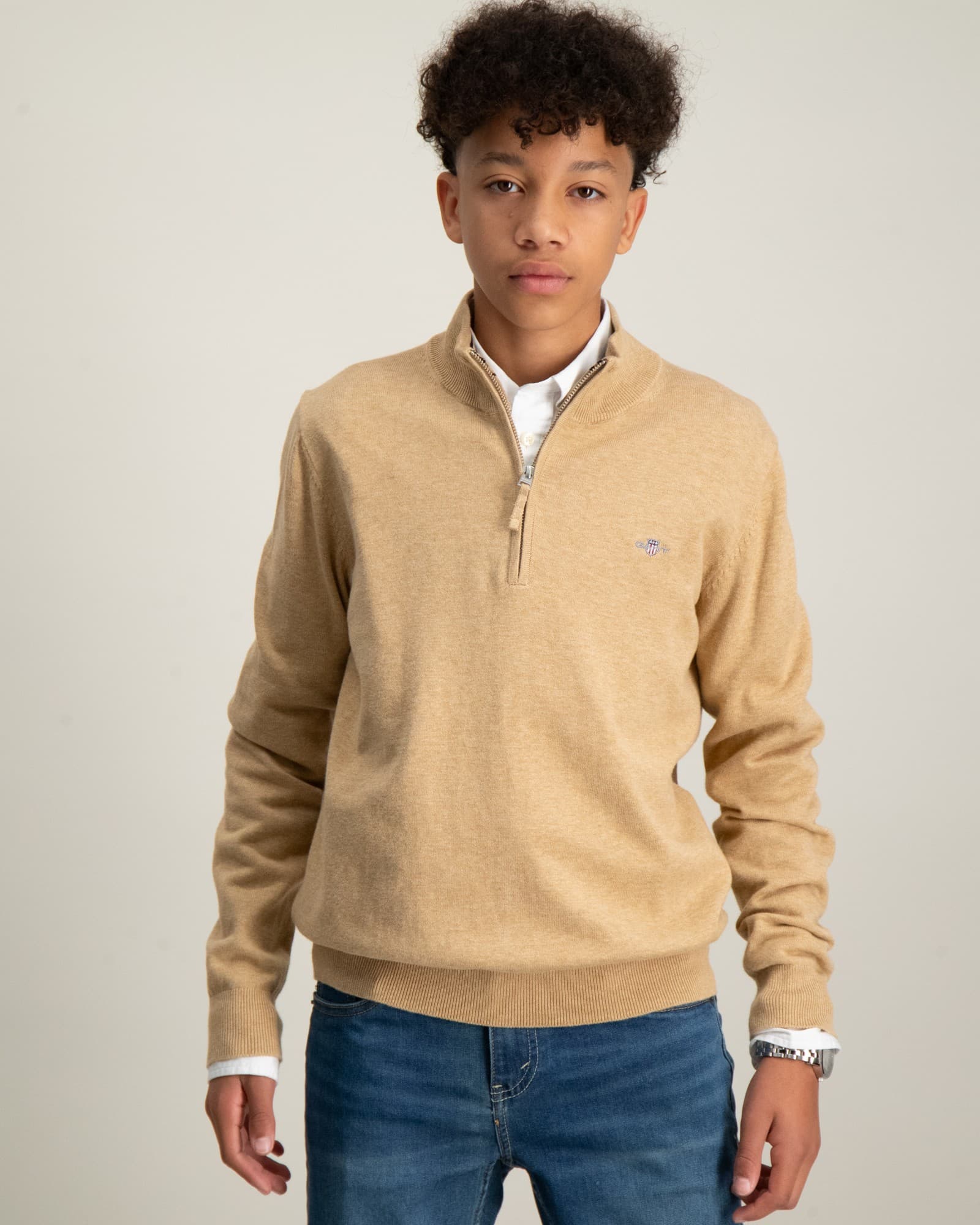 SHIELD COTTON HALF ZIP