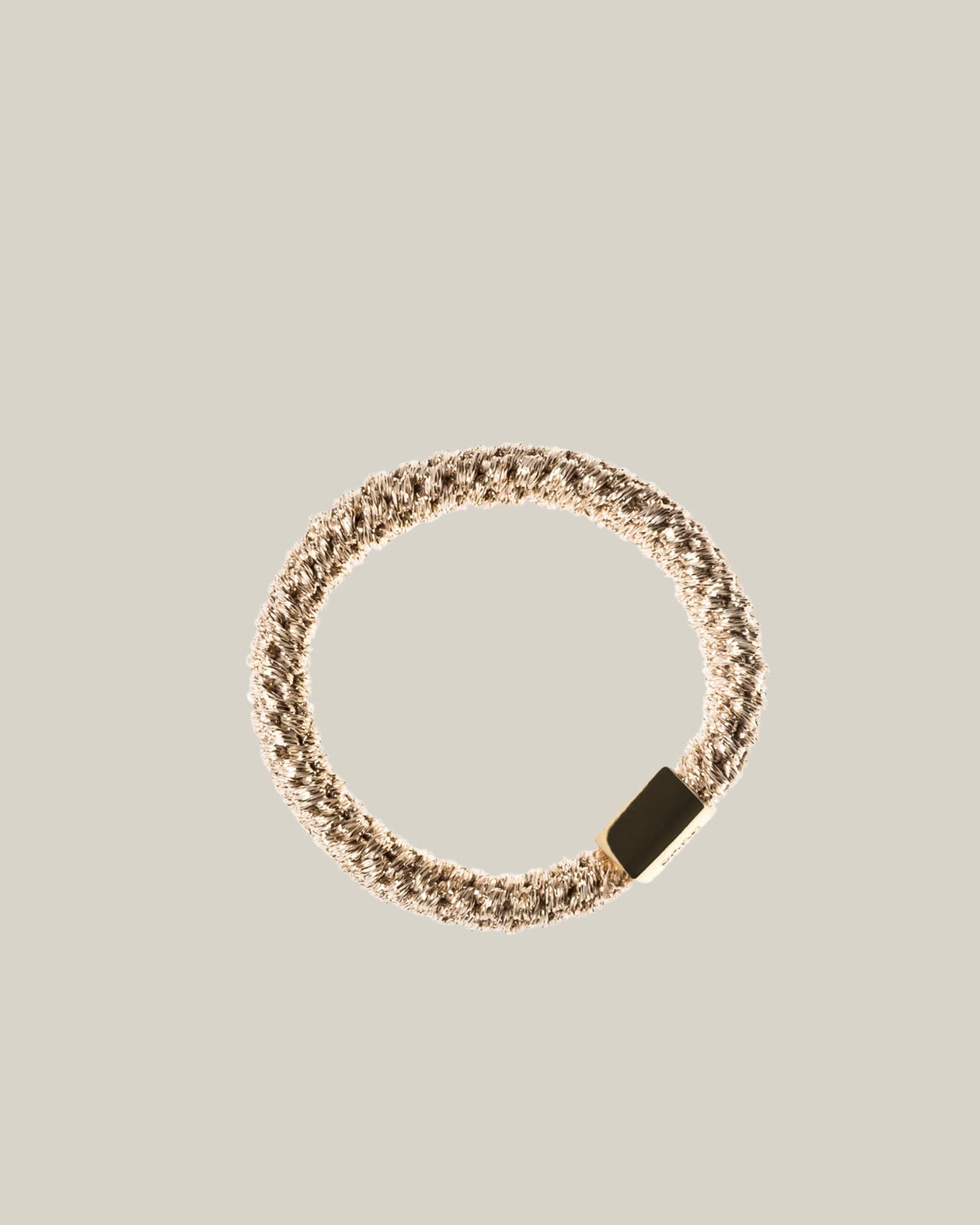 Fat Hair Tie W/Gold