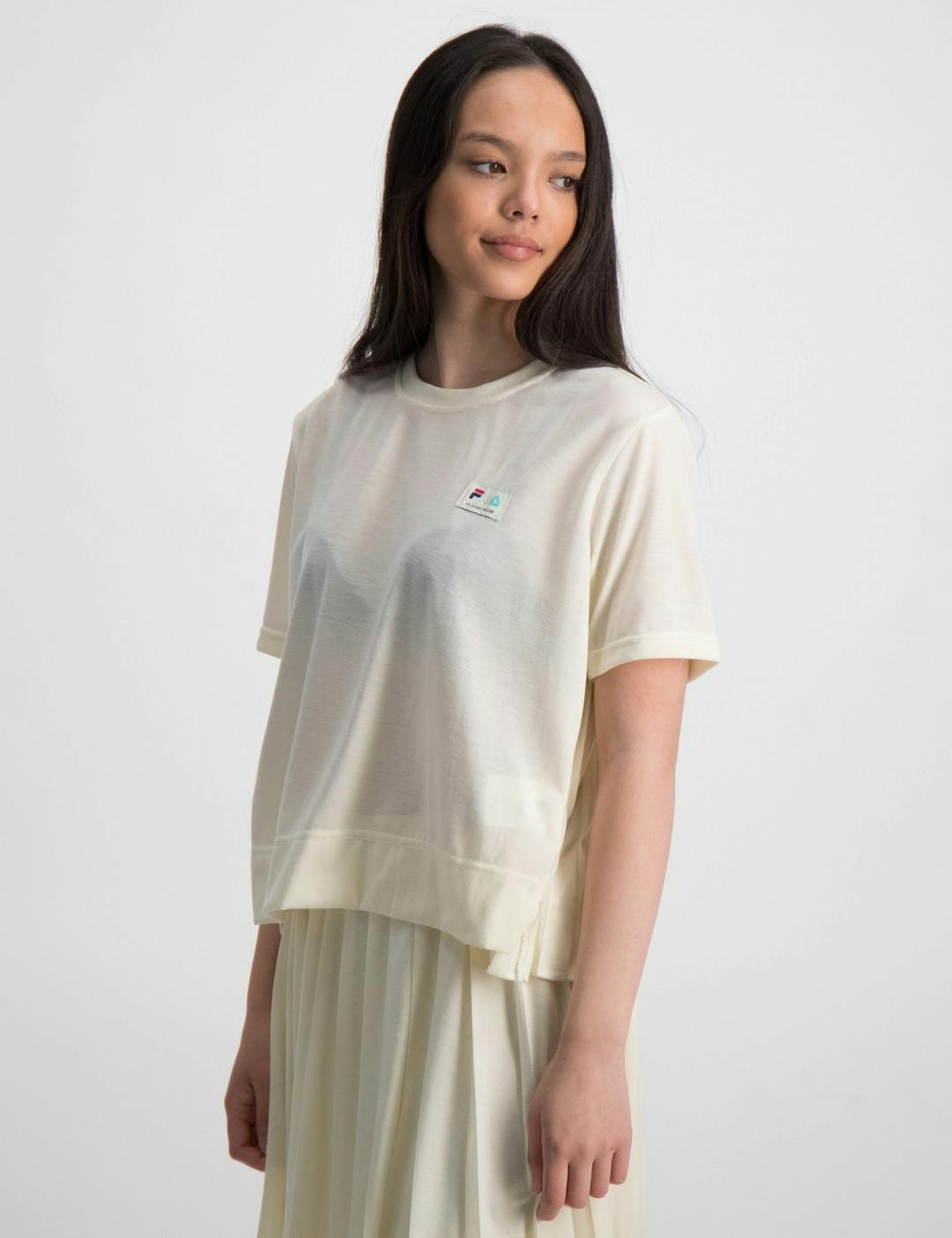 TANNA tee with pleated back