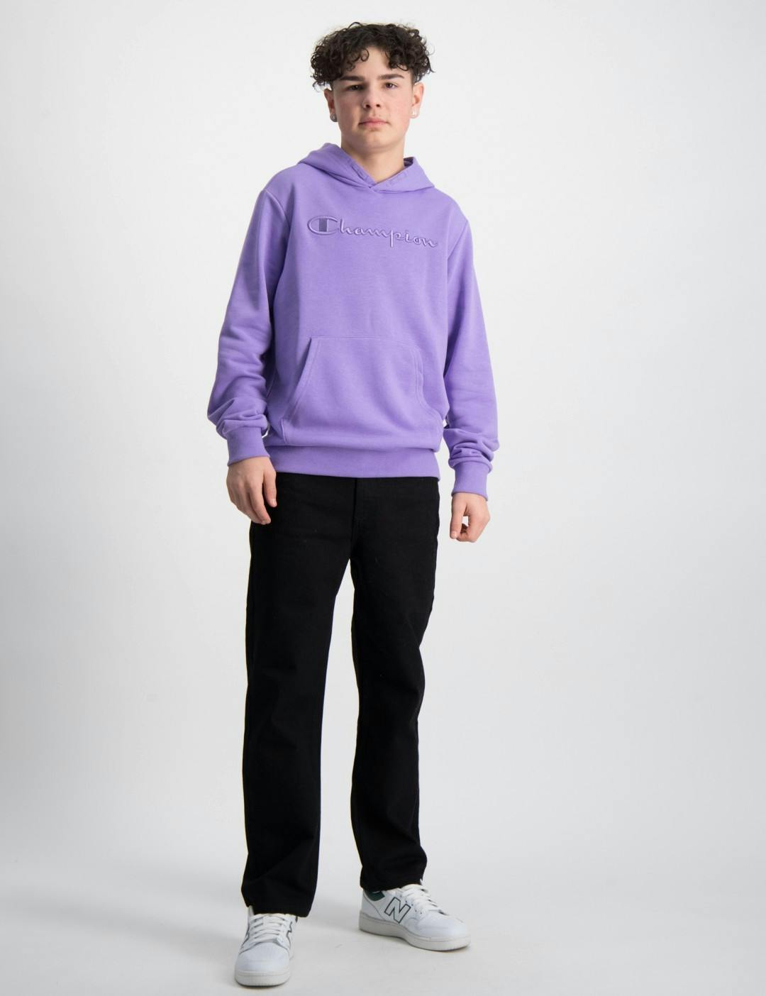 Lila Kids Kille Hooded Brand för | Store Sweatshirt