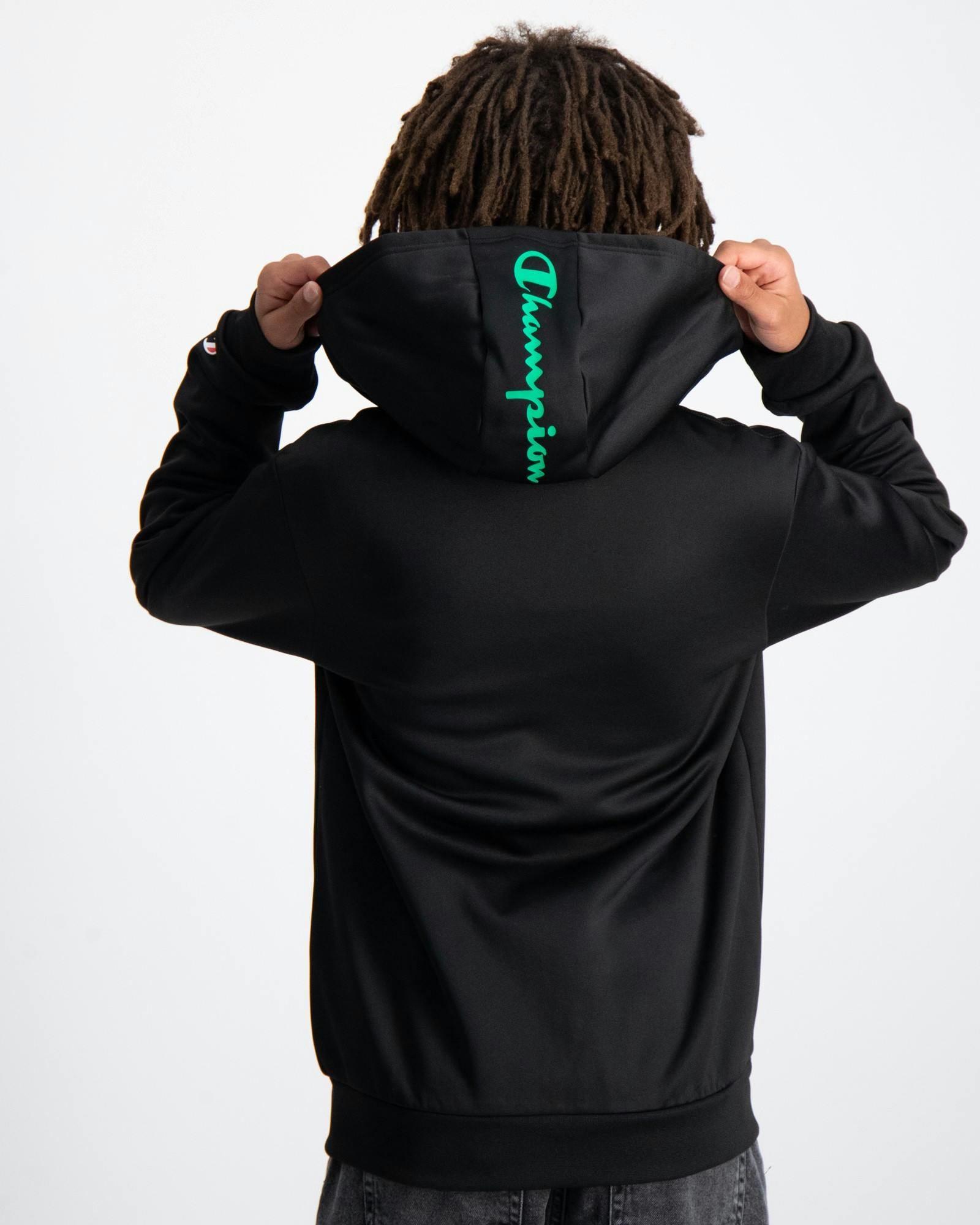 Svart Hooded Full Zip Sweatshirt för Kille | Kids Brand Store