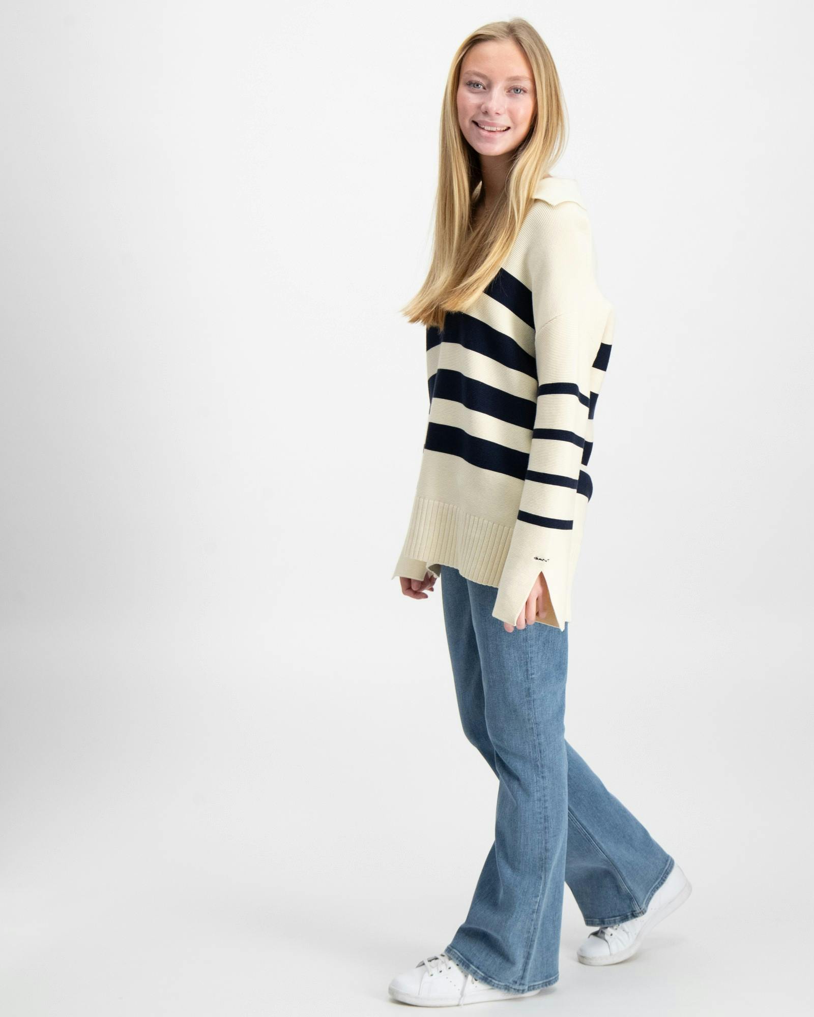 STRIPED BRETON KNITTED SWEATER
