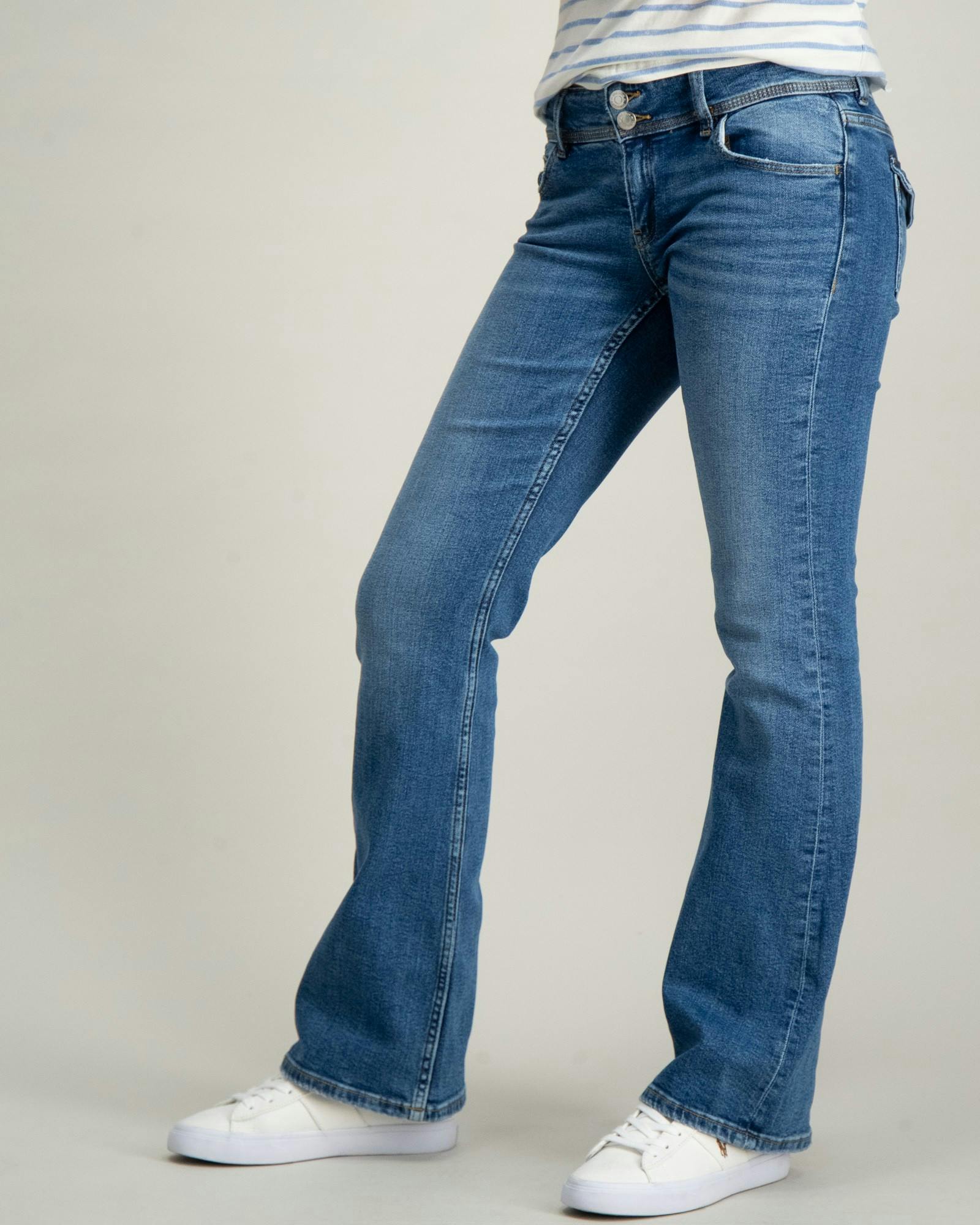 Flare pocket jeans